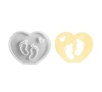Stampo in silicone a forma di cuore, per la festa della mamma, artigianato a forma di cuore, adatto per alimenti, per donne, amici, decorazioni per la casa, compleanno dell'amore