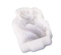 Stampo in silicone a forma di drago per torte, caramelle, ghiaccioli, creme, cubetti di ghiaccio, strumento per realizzare ghiaccioli, facile da pulire, vassoio per ghiaccioli