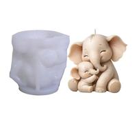Stampo in silicone a forma di elefante madre per sapone che fa la muffa del silicone del grado