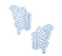 Stampo in silicone a forma di farfalla con 4 motivi unici, facile da pulire, a forma di farfalla