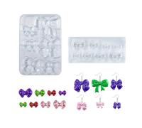 Stampo in silicone a forma di fiocco per capelli, a rilascio facile, in resina epossidica, per progetti domestici e officine, facile rilascio