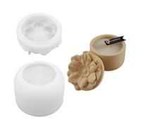 Stampo in silicone a forma di fiore per colata in resina epossidica per gioielli, vasetti, forniture artigianali e progetti di decorazione per la casa, forniture artigianali in silicone