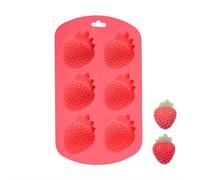Stampo in silicone a forma di frutta, ananas, limone, anguria, fragola, stampo antiaderente 3D per frutta, snack, ghiaccio, cioccolato, caramelle, fondente, cubetti di ghiaccio, decorazione per torte