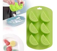 Stampo in silicone a forma di frutta, ananas, limone, anguria, fragola, stampo antiaderente 3D per frutta, snack, ghiaccio, cioccolato, caramelle, fondente, cubetti di ghiaccio, decorazione per torte