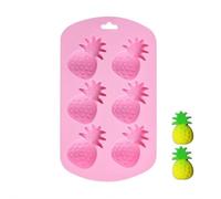 Stampo in silicone a forma di frutta, ananas, limone, anguria, fragola, stampo antiaderente 3D per frutta, snack, ghiaccio, cioccolato, caramelle, fondente, cubetti di ghiaccio, decorazione per torte