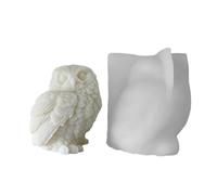 Stampo in silicone a forma di gufo carino piccolo animale che fa forniture per sapone fatto a mano gesso artigianato resina stampo decorazione stampi in silicone