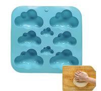 Stampo in silicone a forma di in silicone per vassoio per ghiaccio | Vassoio antiaderente per cubetti di ghiaccio e budini al cioccolato, 8 cavità, strumento per torte e cubetti di ghiaccio
