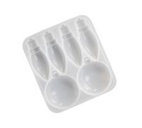 Stampo in silicone a forma di lampadina a forma di lampadina in resina con texture in silicone per decorazioni natalizie e prodotti creativi per la creazione di gioielli