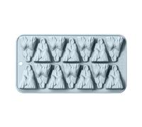 Stampo in silicone a forma di morte con 14 cavità, per fondente e torte, strumento per fare cioccolatini, caramelle, sapone, saponi