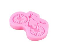 Stampo in silicone a forma di moto, strumenti per biciclette, cioccolato, fondente, decorazioni per torte, cupcake, bici, torte, portachiavi, cioccolato, fondente