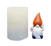 Stampo in silicone a forma di nano senza volto, forma a forma di nano di Natale, stampi per cioccolato, in silicone, per compleanni, festività