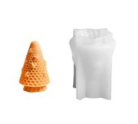 Stampo in silicone a forma di nido d'ape, forma cilindrica per sapone 3D | Stampo in silicone a nido di miele, forma cilindrica per sapone 3D, perfetto per la cottura o l'arte in resina