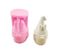 Stampo in silicone a forma di orecchio lungo di Natale in resina epossidica nana fusione artigianale per ornamento che fa stampo in silicone