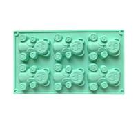 Stampo in silicone a forma di orsetto gommoso, per cioccolatini, riutilizzabili per caramelle, per fondente a 6 griglie in silicone, stampo per cioccolato a forma di orso,