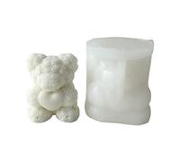 Stampo in silicone a forma di orsetto per sapone, cerotti al cioccolato, fondente, antiaderente, facile da rimuovere, stampi per realizzare stampi in silicone