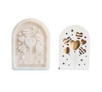 Stampo in silicone a forma di orso cavo, per organizzare la casa e l'ornamento