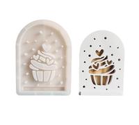 Stampo in silicone a forma di orso cavo, per organizzare organizzatori a tema orso, stampo in silicone per realizzare decorazioni per la casa e l'ufficio, stampo a tema per feste
