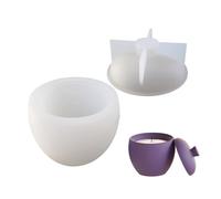 Stampo in silicone a forma di pera a forma di nocciola, realizzato a mano, per vasi di fiori, in resina di cristallo, per creare contenitori