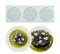 Stampo in silicone a forma di pizzo, per torta nuziale, decorazione per torte a forma di corallo, fondente commestibile, strumenti per cupcake (27 x 13,7 x 0,3 cm)