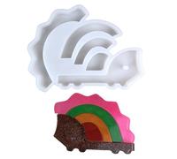 Stampo in silicone a forma di riccio per la creazione di gioielli, aggiunge un tocco di divertimento a qualsiasi stanza o progetto artigianale. Stampo in silicone con texture dettagliata