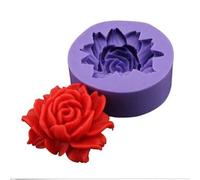 Stampo in silicone a forma di rosa 3D, fiore in miniatura, per fondente, cioccolato, resina, strumento decorativo