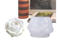 Stampo in Silicone a Forma di Rosa,3D Riutilizzabile Alimentare a Forma di Rosa per Artigianato con Argilla - Stampo per Torta e Cioccolato a di - Sapone, Gesso, Feste, Ufficio, Casa, Stanza, Sc