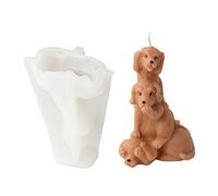Stampo in silicone a forma di scimmia impilata, adorabile torta a forma di animale, cioccolato, elefante, gattino, elefante dorato