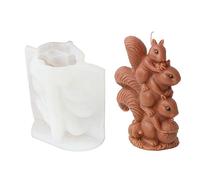Stampo in silicone a forma di scimmia impilata, adorabile torta a forma di animale, cioccolato, elefante, gattino, elefante dorato