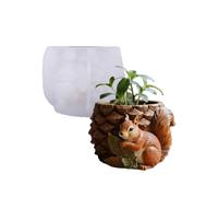 Stampo in silicone a forma di scoiattoli, facile da rilasciare, adatto per creare resina unica e supporti decorativi scoiattoli gioielli stampo in silicone