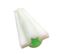 Stampo in silicone a forma di stella, a forma di tubo, a forma di stella, per la produzione di sapone fatto a mano, strumento fai da te, per candele, cioccolato, torta, mousse (stella)