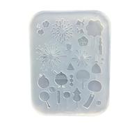 Stampo in silicone a forma di stella planetaria per portachiavi e gioielli in resina epossidica, strumenti fai da te per accessori fatti a mano, antiaderente e