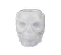 Stampo in silicone a forma di teschio, 3 stili, portapenne, ornamenti, resina, resina epossidica, ornamento artigianale per creazione di gioielli, portapenne, stampi per resina epossidica