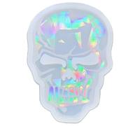 Stampo in silicone a forma di teschio in resina per portachiavi, gioielli, orecchini, ciondoli, strumenti per la creazione di forniture