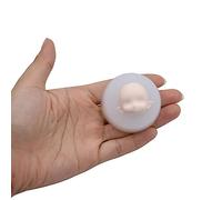 Stampo in silicone a forma di testa umana 3D per fondente e viso, per realizzare torte, argilla, resina, candele, sapone, arte fai da te