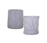 Stampo in silicone a forma di torre Strumento per la creazione di gioielli per tazze di stoccaggio in resina epossidica robusti materiali antiaderenti Stampo in resina epossidica