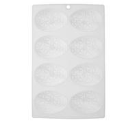 Stampo in Silicone a Forma di Uovo Bianco, Riutilizzabile | Decorazioni di Torte e Fai, Flessibile, Facile da Sformare, per Amici che Amano Lavori Creativi