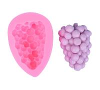 Stampo in silicone a forma di uva per realizzare decorazioni per fondente, torte, sapone fatto a mano, cioccolato, ornemant, stampi in silicone per forno, stampi da forno, forme, cupcake, biscotti