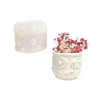 Stampo in silicone a rilascio facile con leoni ornamentali contenitori porta gioielli finiture lisce decorazione domestica artigianato strumento stampo