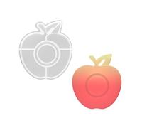 Stampo in silicone a rilascio facile per base di candeliere a forma di frutta fatta a mano che rende il supporto del tealight stampo in silicone stampi