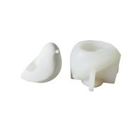 Stampo in silicone a rilascio facile per il supporto artigianale a forma di uccello gesso candeliere stampo base gioielli strumento artigianato forniture in silicone uccello