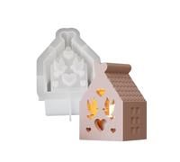 Stampo in silicone a rilascio facile per il supporto artigianale scava fuori casa luce notturna gesso base candeliere decorativo