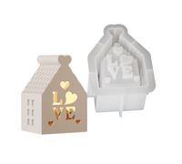 Stampo in silicone a rilascio facile per il supporto artigianale scava fuori casa luce notturna gesso candeliere base artigianato