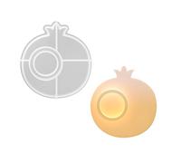Stampo in silicone a rilascio facile per il supporto di frutta a forma di gesso per candeliere stampo per gioielli strumento artistico in silicone per progetti epossidici