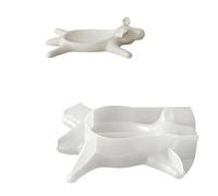 Stampo in silicone a rilascio facile per supporto artigianale a forma di mucca sdraiata a forma di gesso per candeliere stampo per gioielli strumento supporto in silicone stampi