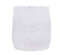 Stampo in silicone a tema natalizio a forma di cilindro per sapone cioccolato cottura resina epossidica cilindro fiocco di neve di Natale