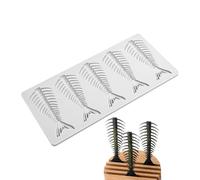 Stampo in silicone a tema oceano - Forme di granchio e lisca di pesce | Tappetino antiaderente per decorare torte, caramelle gommose, cioccolato e caramelle - Strumento flessibile per la prod