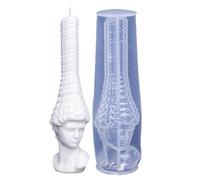 Stampo in silicone a testa di David, design unico per torte, da forno, stampo in silicone per corpo in resina, forma di statua, e versatile per alimenti e hobby