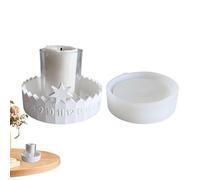Stampo in Silicone Advent | Calendario 'Avvento per artigianato in resina | Forniture creative per arte e artigianato | Stampo per vassoio per candela ufficio camera da letto auto balcone