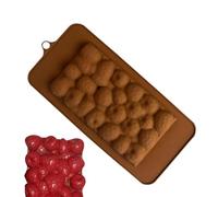 Stampo in silicone alla fragola per cioccolato, cioccolato, fragola, stampo per cubetti di ghiaccio lavabile | stampo per fondente di frutta per cioccolato, caramelle, torte, stampi per fare caramelle