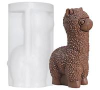 Stampo in Silicone Alpaca,Stampo per Candele in Silicone,Stampo in Silicone 3d Alpaca,Stampi per Candele Alpaca,per Saponi Candela Artigianato,Colata in Silicone Alpaca Candele